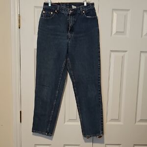 Levi's Dark Blue Straight Leg Women's Jeans